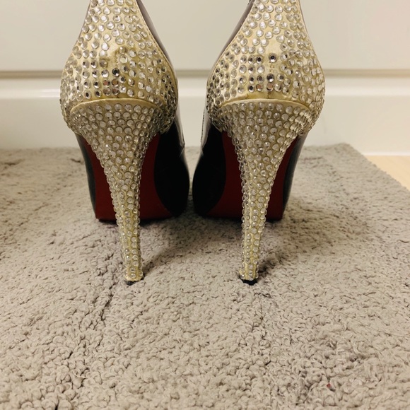 Christian Louboutin Crystal Embellished US7 - Picture 3 of 5